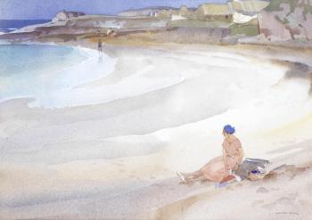 A Quiet Beach at Reiff, Ross-Shire by William Russell Flint