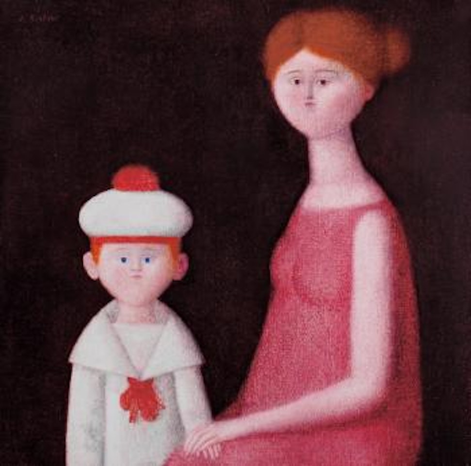 Maternità, figura con marinaretto by Antonio Bueno