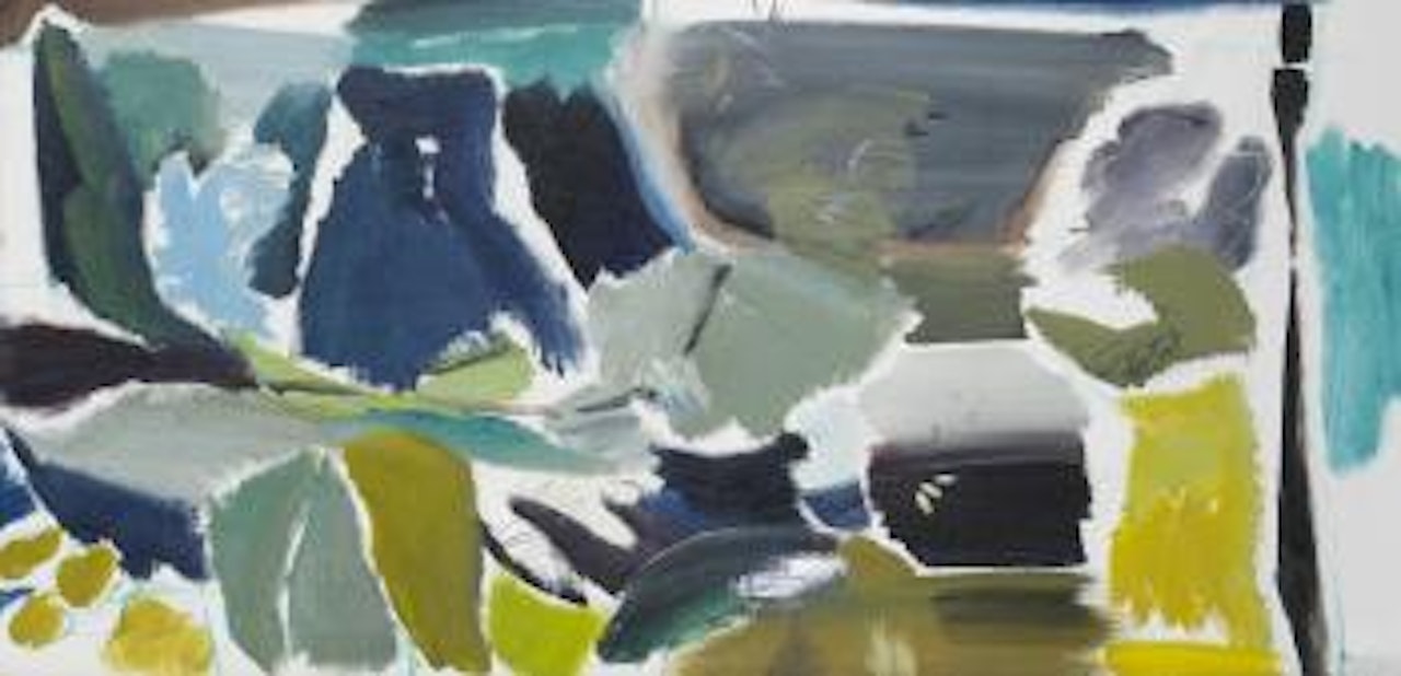 Grey Sky over Grey Willows by Ivon Hitchens