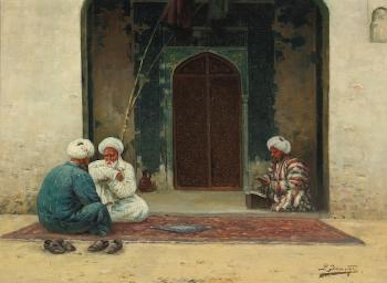 Before The Mosque by Richard Karlovich Zommer