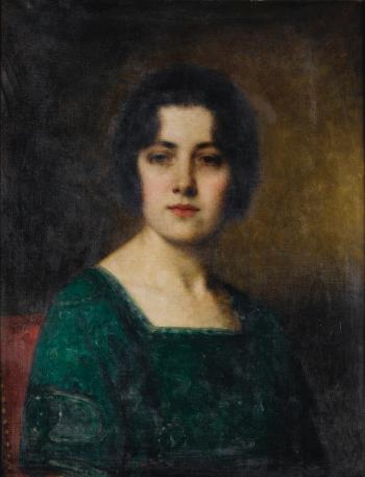 Portrait Of Madame Ferette by Alexei Harlamoff