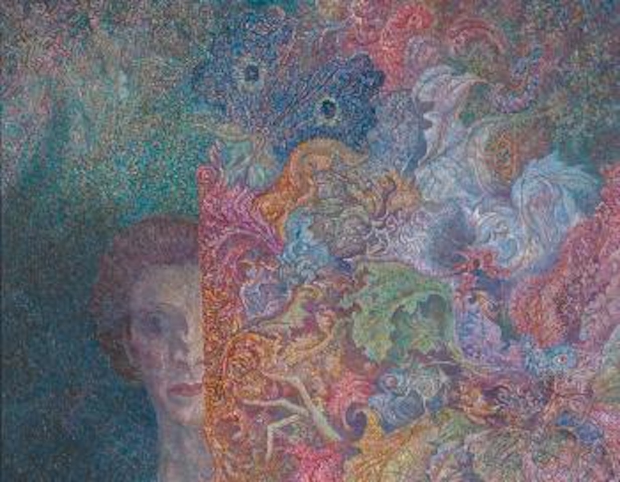 The Curtain by Boris Petrovich Sveshnikov