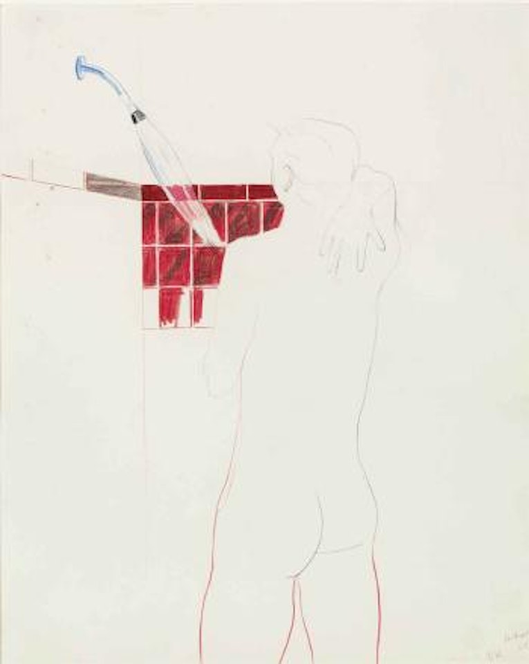 Nude Boy, Los Angeles by David Hockney