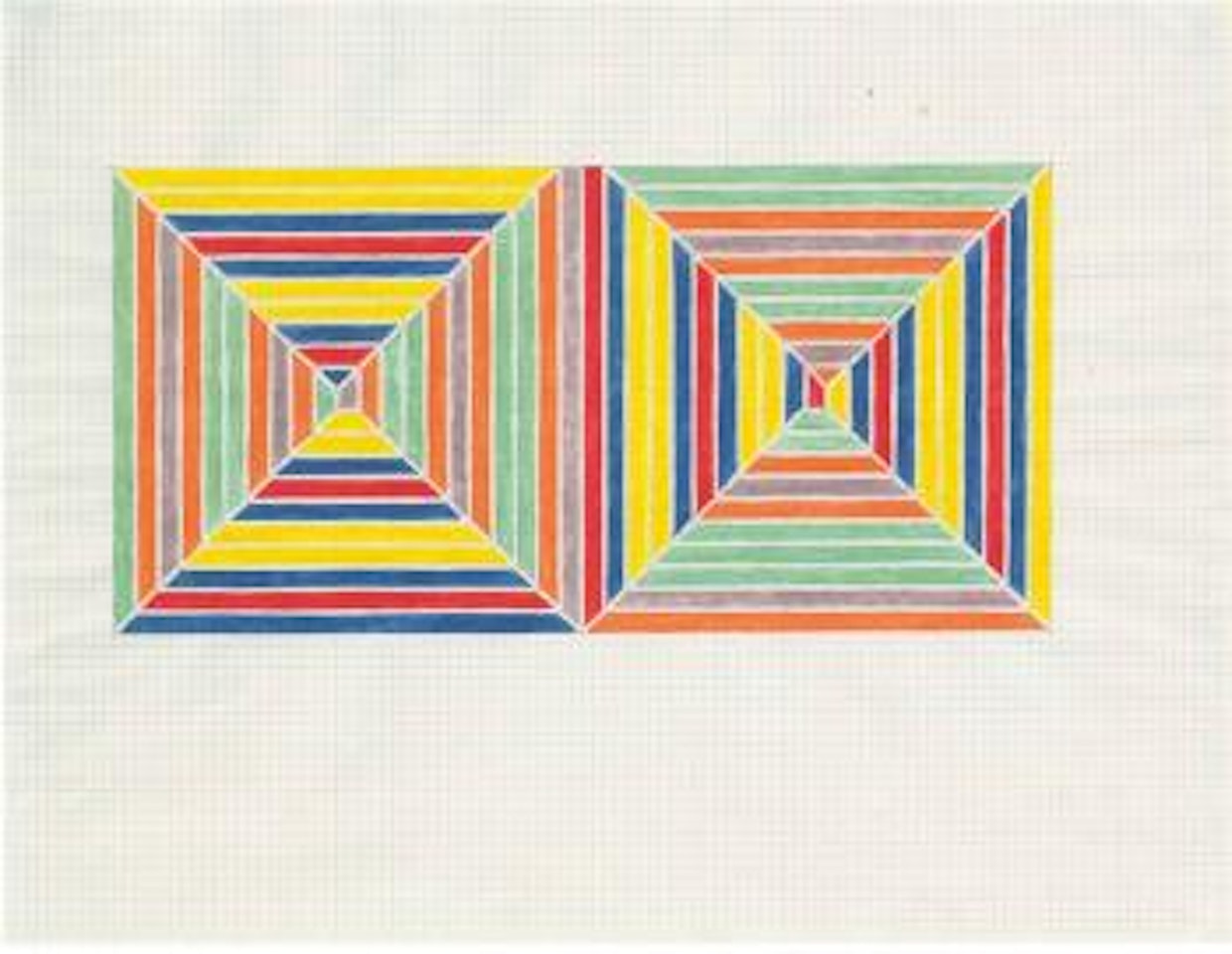 Double Maze by Frank Stella