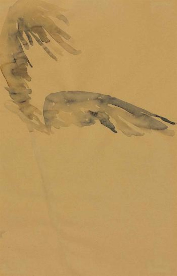 Palette mit flugel auf stab (Winged Palette on Staff) by Anselm Kiefer