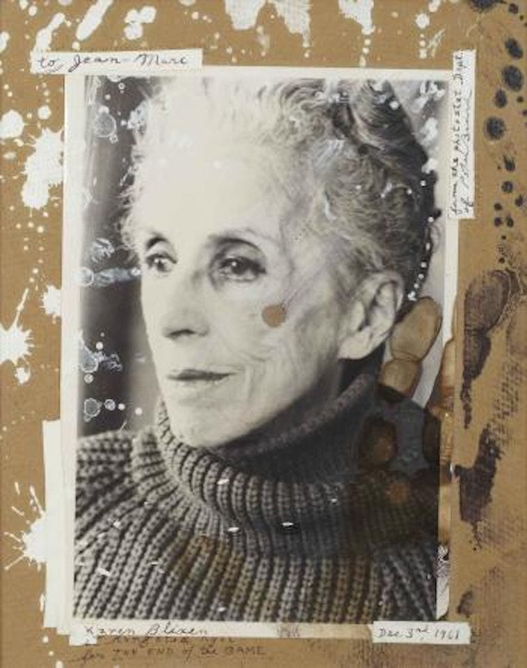 Karen Blixen in Rungstedland for the End of the Game, Dec. 3rd, 1961 by Peter Beard