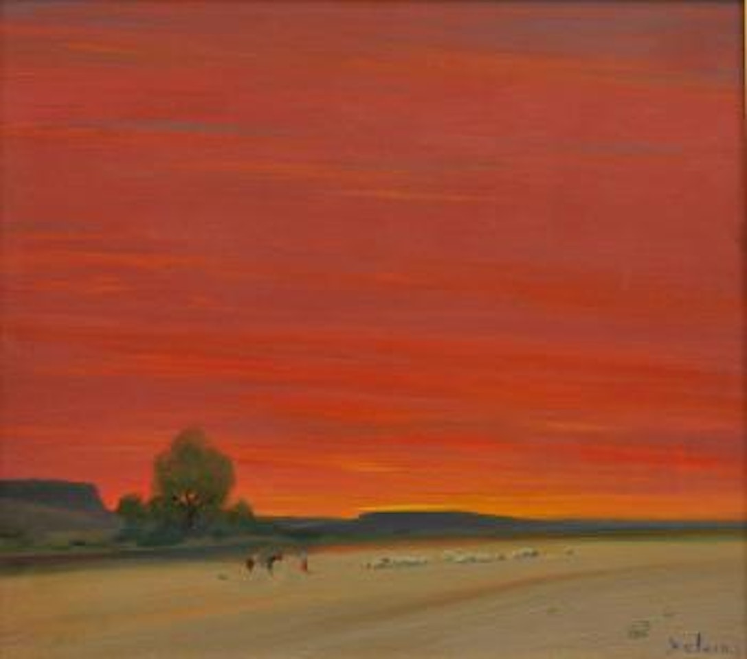 Navajo Sunset by Gerard Curtis Delano