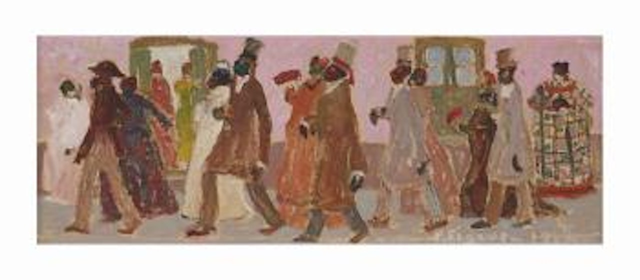 Comitiva nupcial by Pedro Figari
