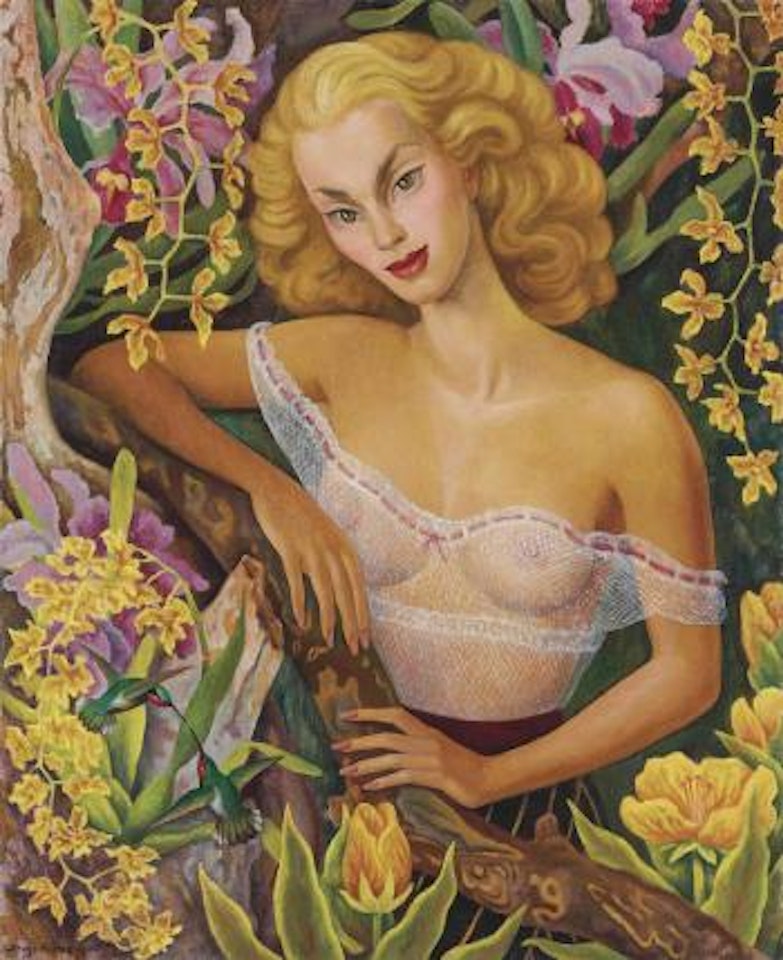 Portrait of Linda Christian by Diego Rivera