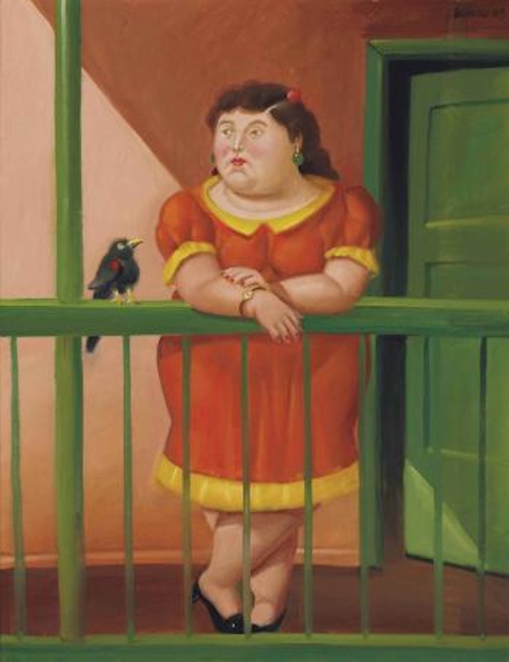 The Balcony by Fernando Botero