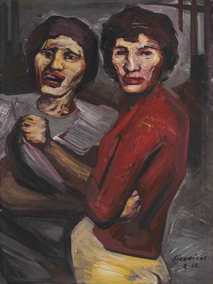Las conejas by David Alfaro Siqueiros