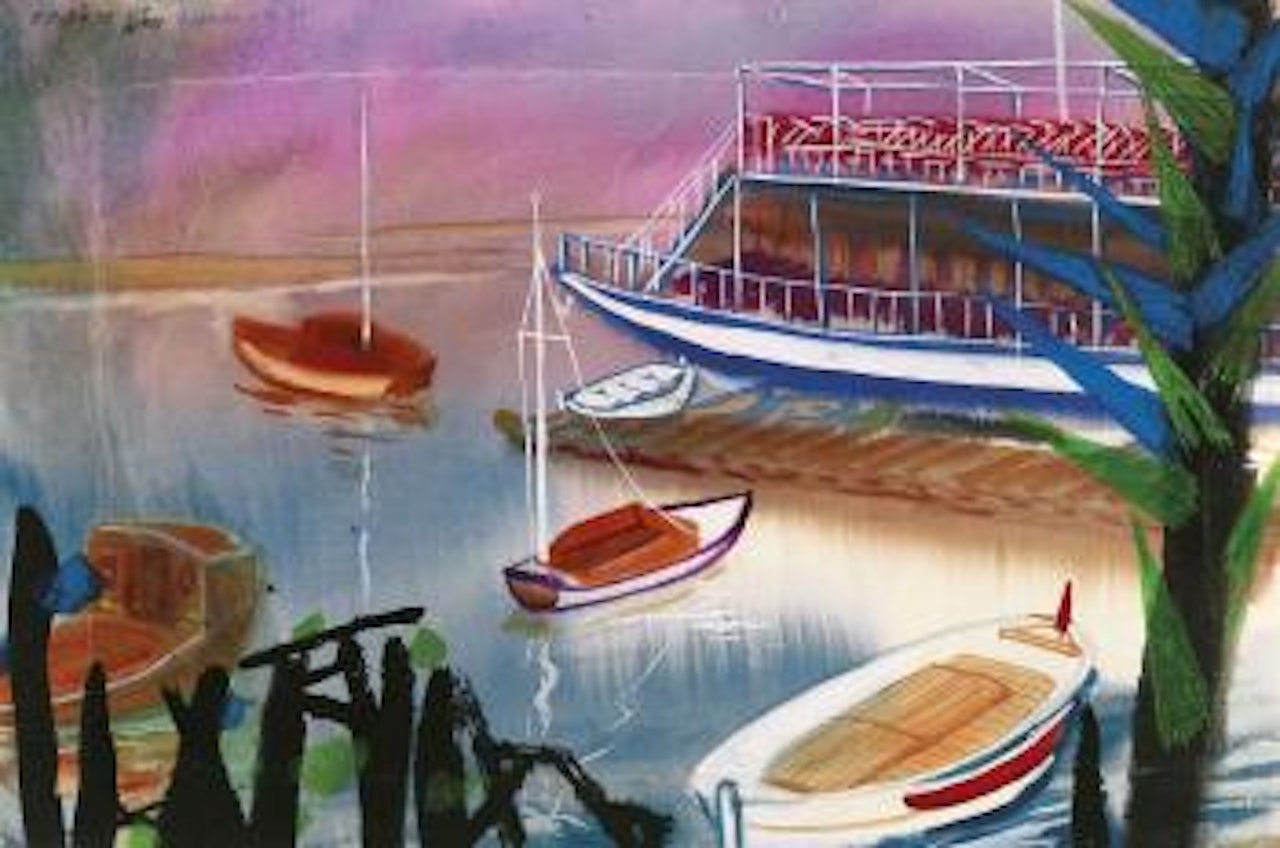 Lake Scenery by Chao Chung-Hsiang (Zhao Chunxiang)