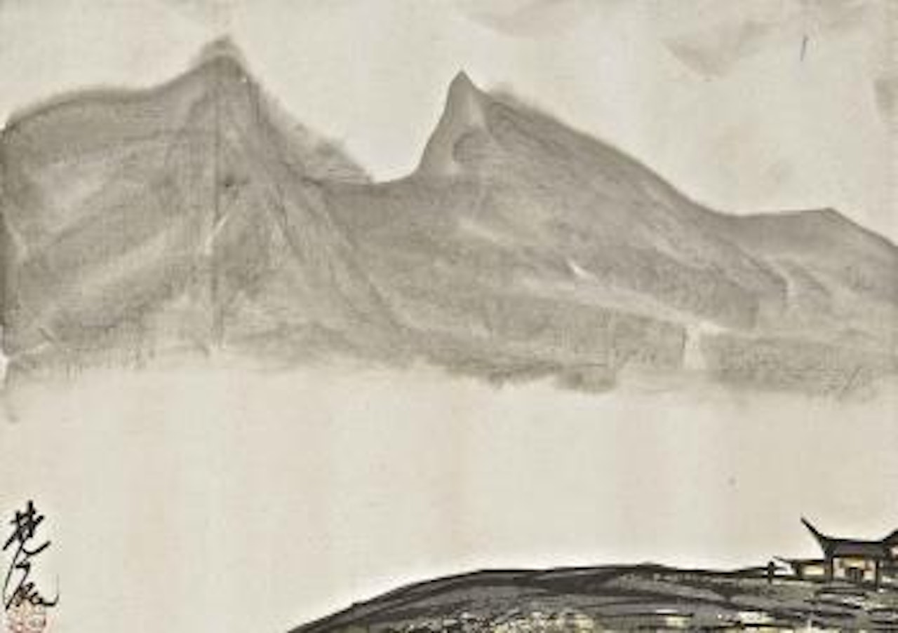 Landscape by Lin Fengmian