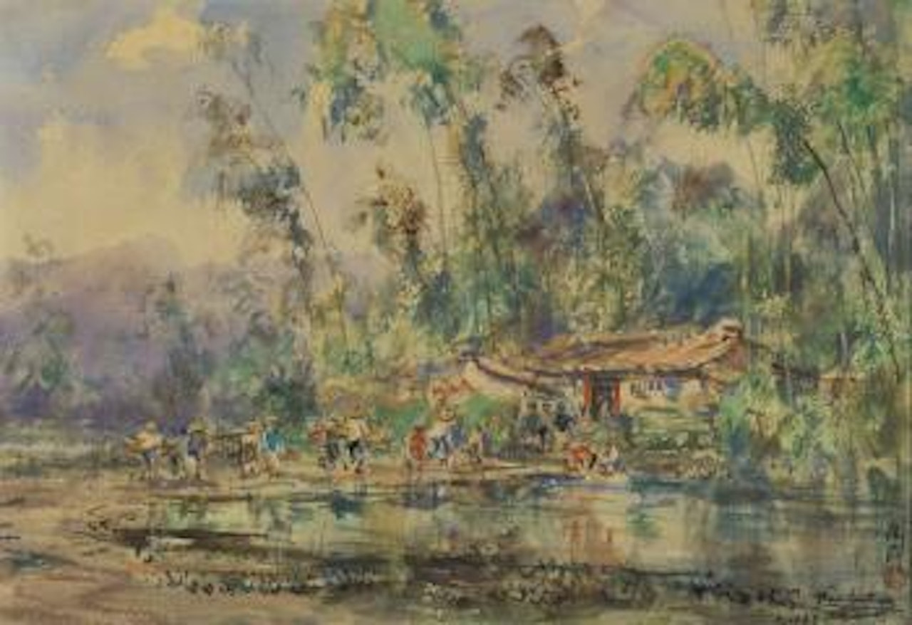 Village by Ran In-Ting (Lan Yinding)