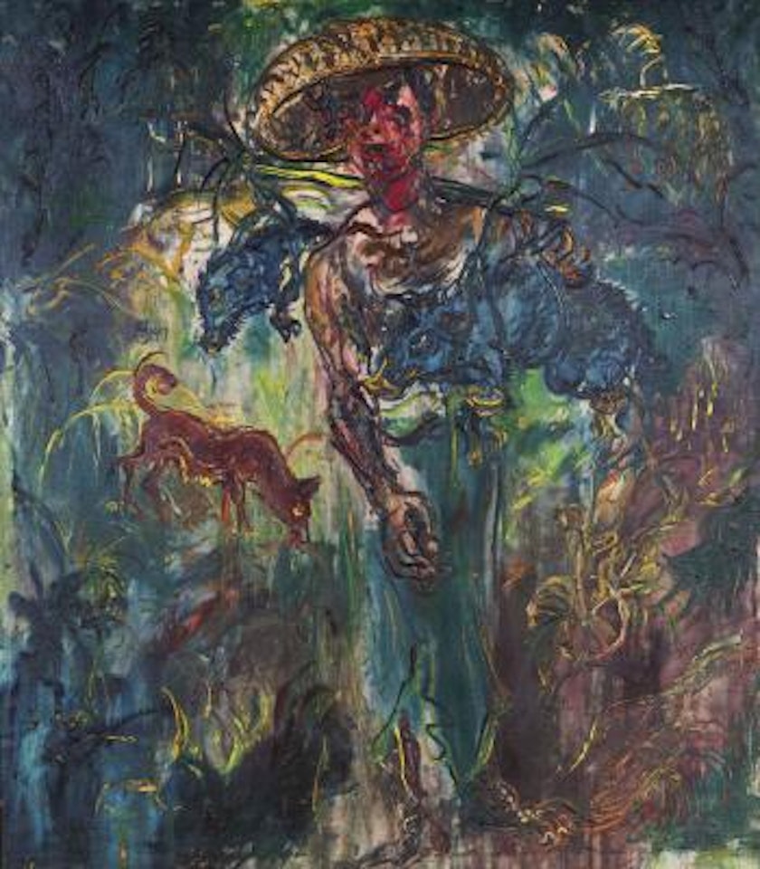 The Pig Seller from Bali by Affandi