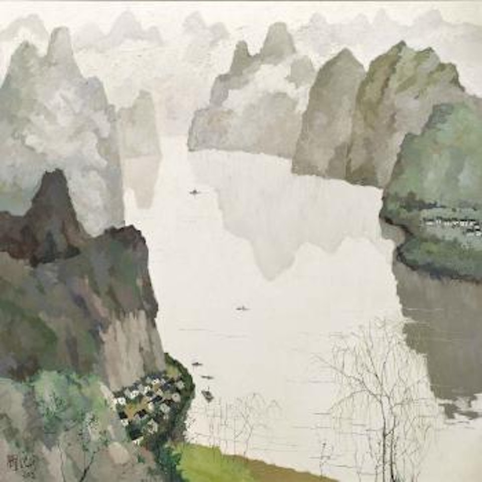Tranquil Landscape by Pang Jiun