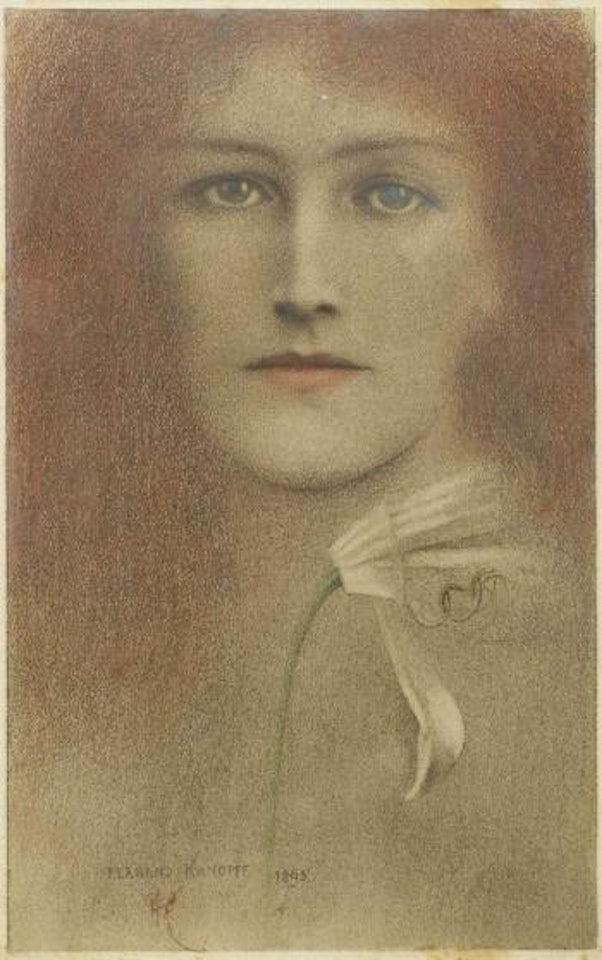 Diffidence by Fernand Khnopff