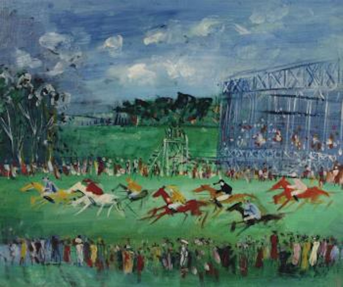 Aux courses by Jean Dufy