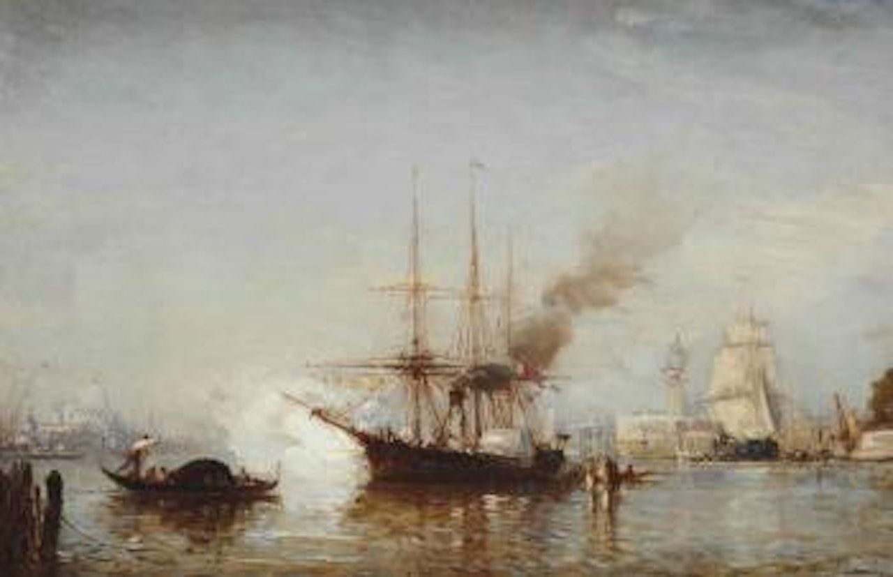 Coup de canon à Venise by Félix Ziem
