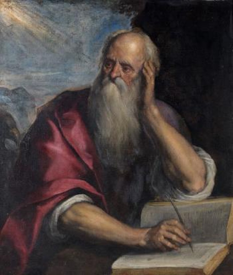 Saint Jean l'Evangéliste à Patmos by Jacopo Palma il Giovane