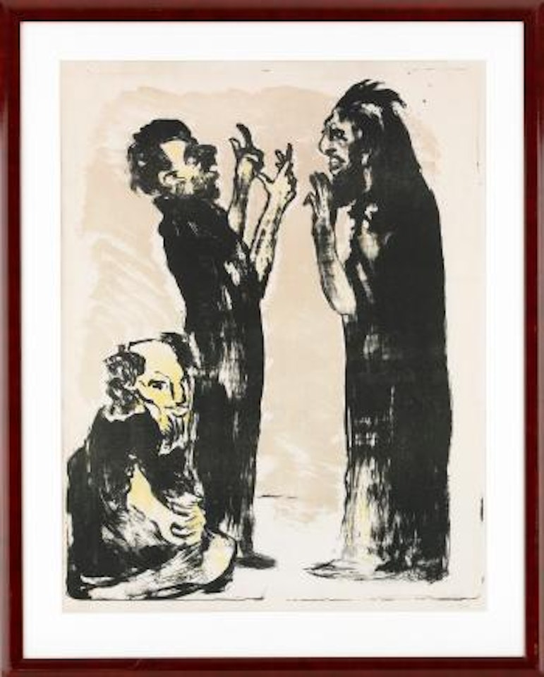 Diskussion by Emil Nolde