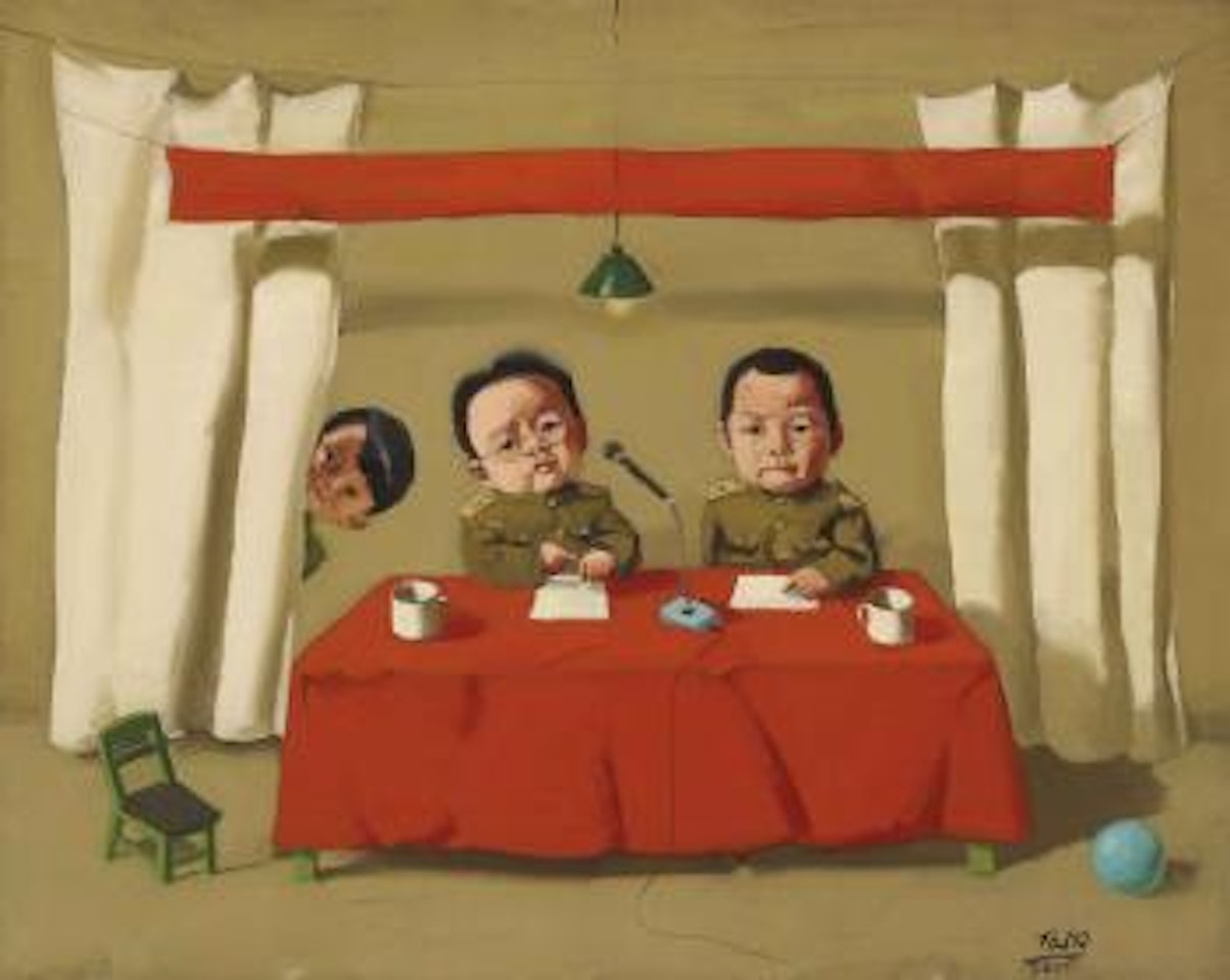 Children in Meeting Series by Tang Zhigang