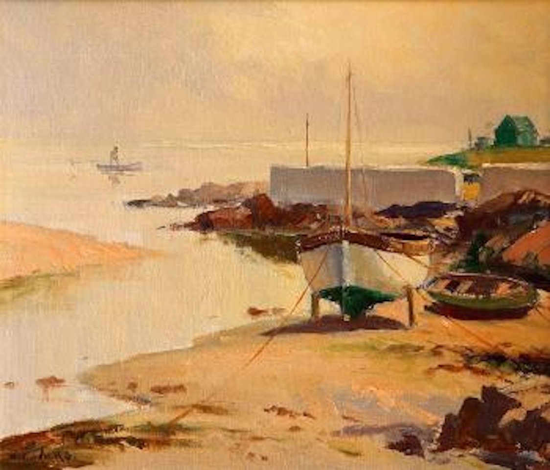 Ebb tide, Cushendum Co Antrim by Maurice Canning Wilks