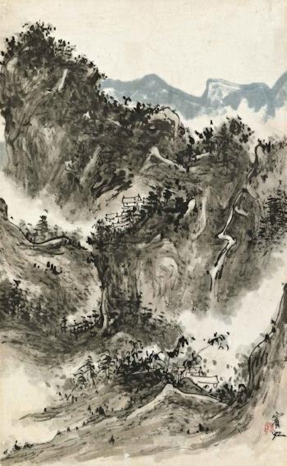 Lush Forest by Huang Binhong