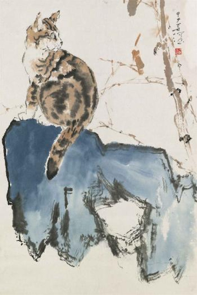 Cat by Yang Shanshen