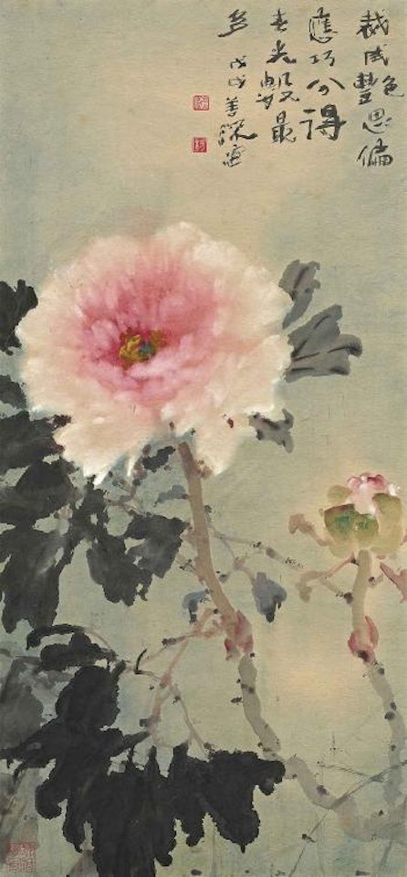 Pink Peony by Yang Shanshen