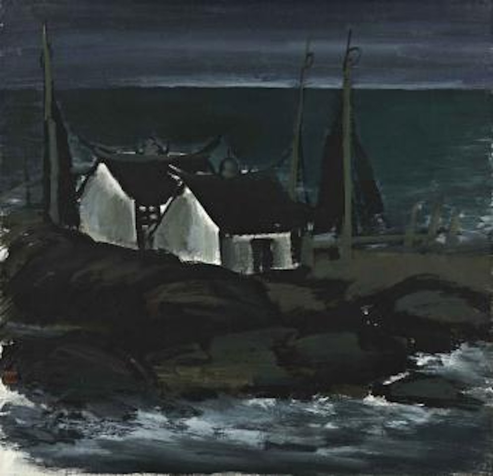 Cottages by the Sea by Lin Fengmian