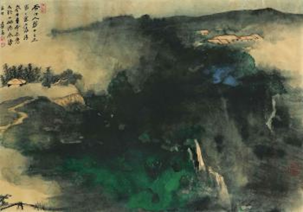 Living in the Valley by Zhang Daqian