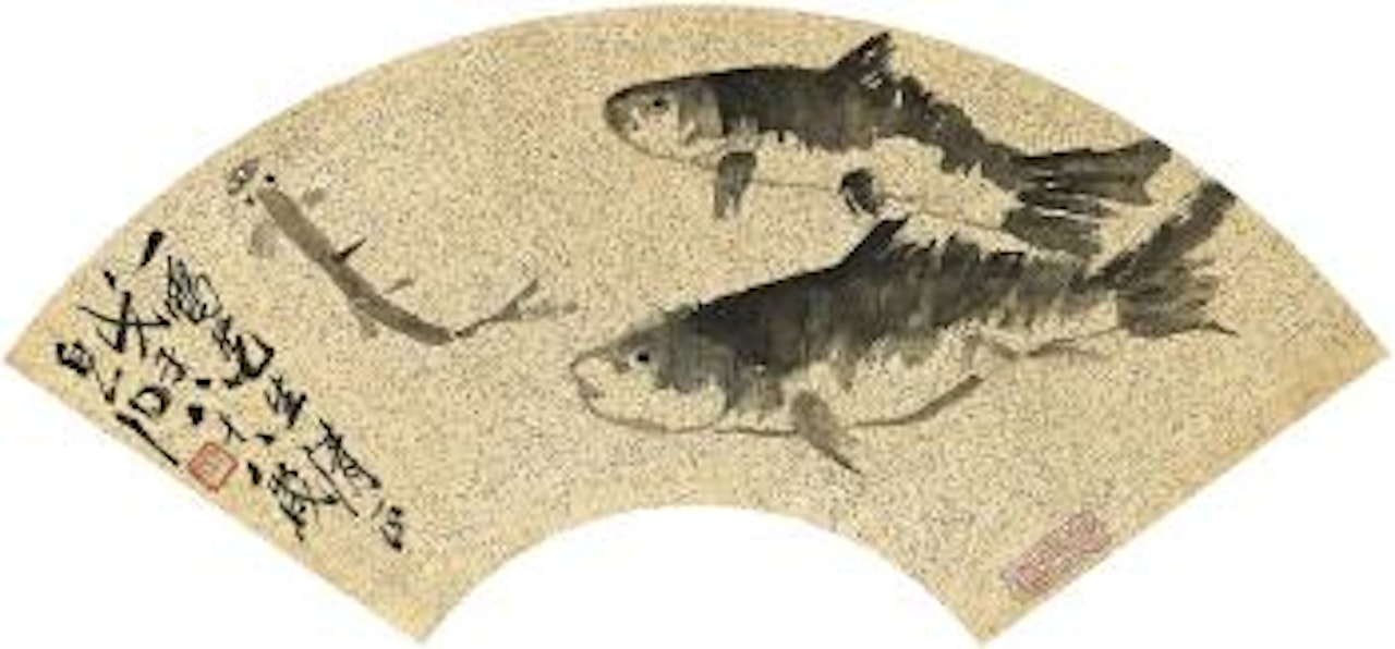 Three Fishes by Qi Baishi