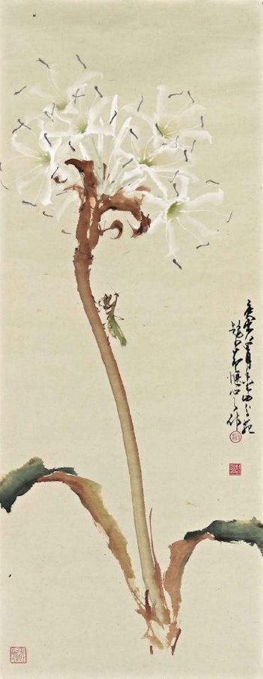 Spider Lily and Mantis by Zhao Shao'ang