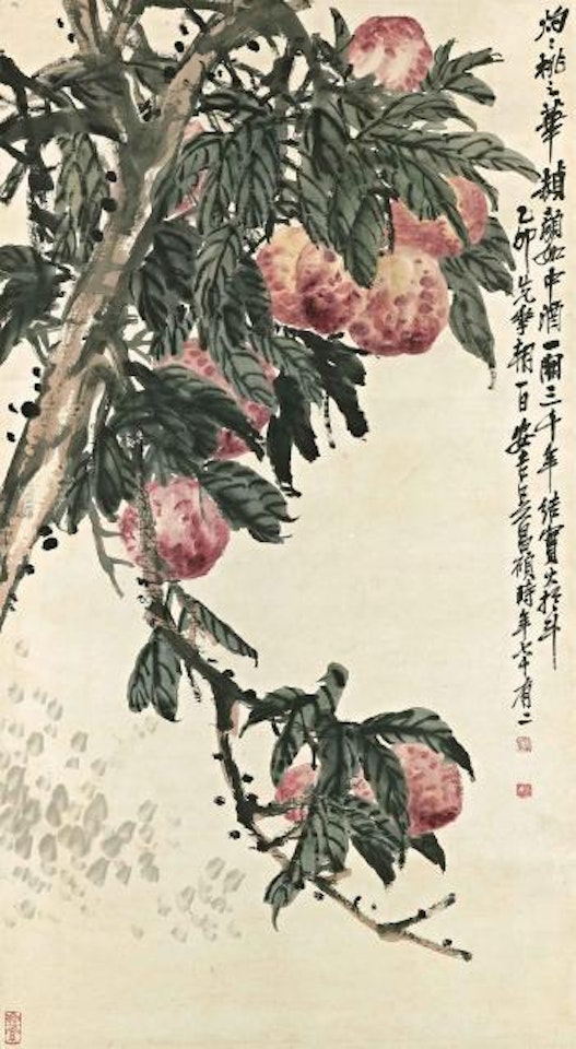 Peaches by Wu Changshuo