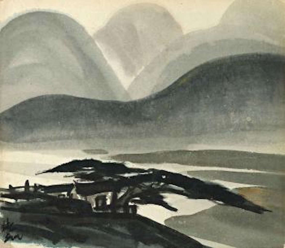 Retreat by the Sea by Lin Fengmian