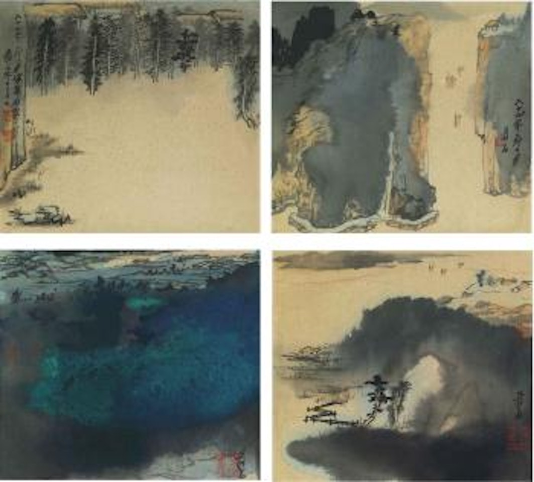 Landscape Series by Zhang Daqian