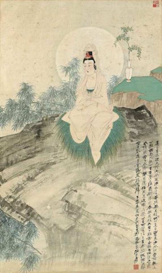 Guanyin by Zhang Daqian
