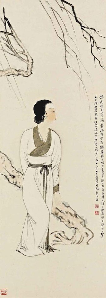 Lady by Zhang Daqian