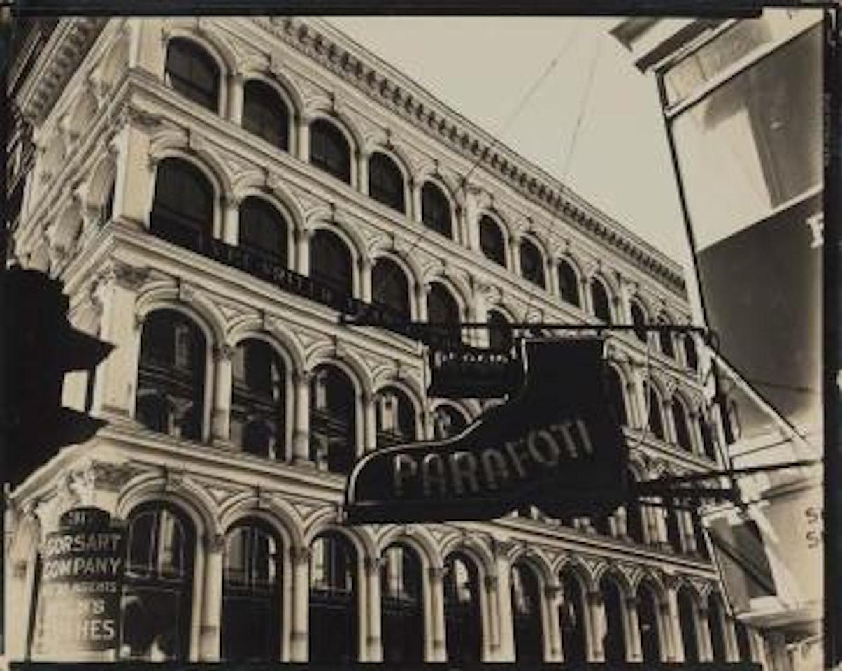 Façade: 317 Broadway, Manhattan by Berenice Abbott