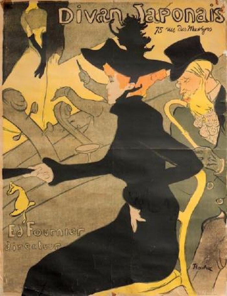 Le Divan Japonais by Henri de Toulouse-Lautrec