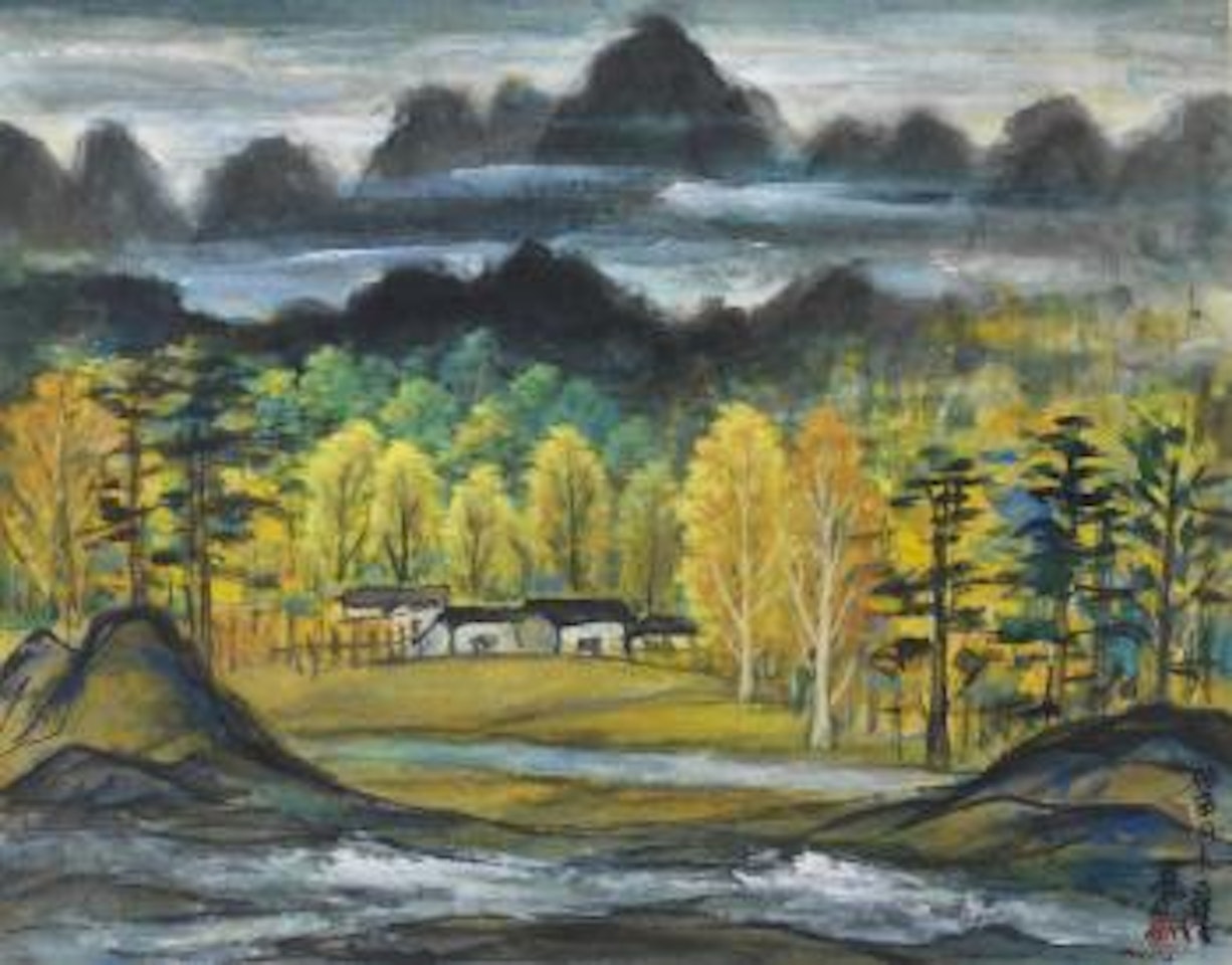 Autumn Symphony by Lin Fengmian