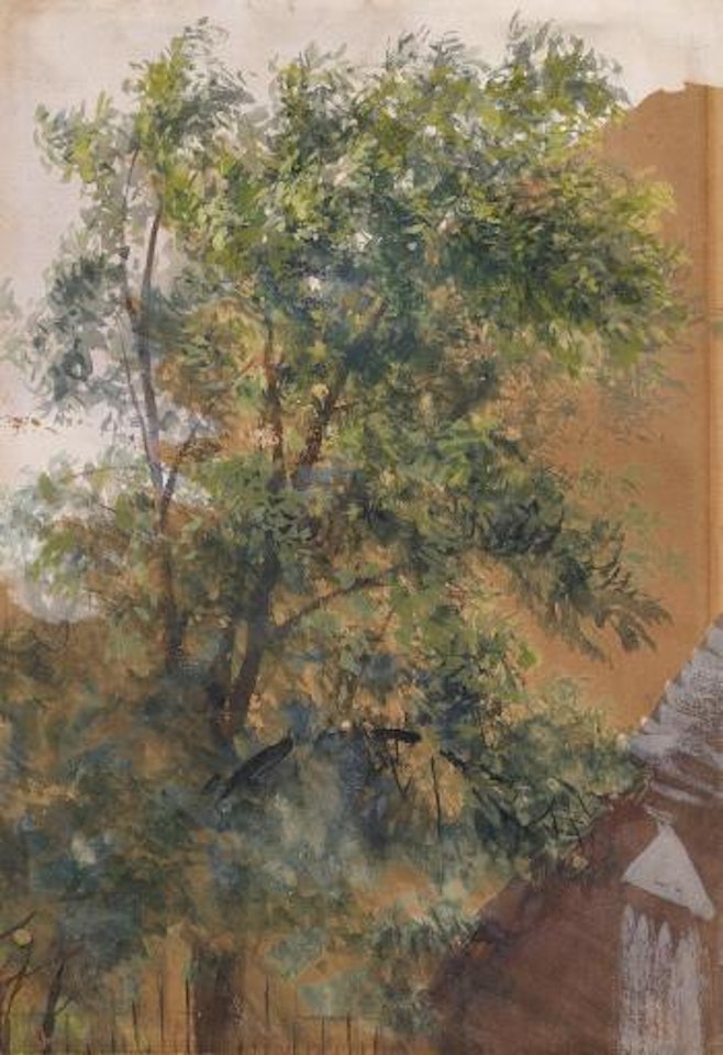 View Of Marienstrasse From The Studio Window by Adolph Menzel