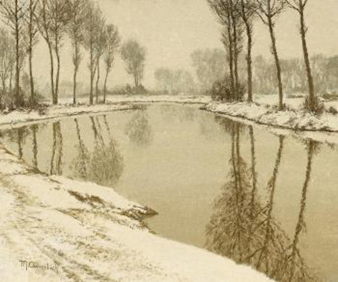 Winter In The Erftauen by Max Clarenbach
