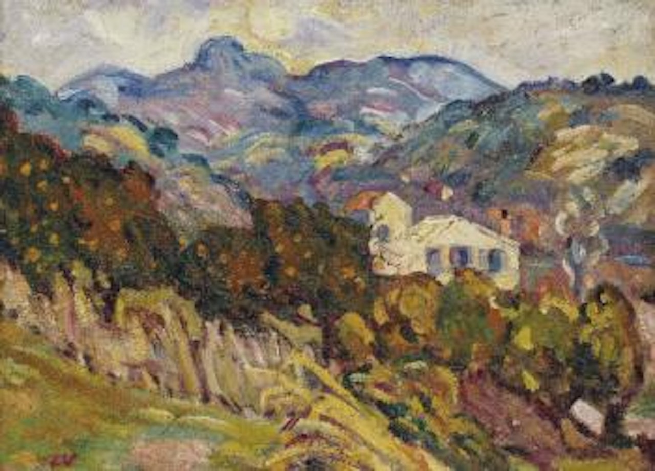 Le mas dans la colline by Louis Valtat