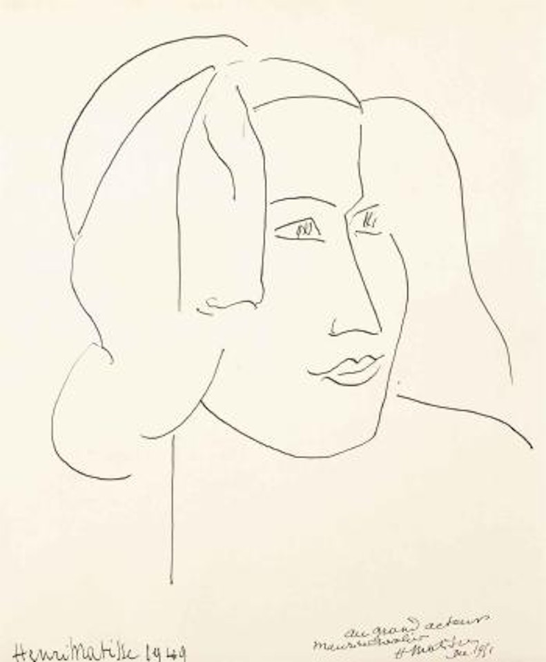Tête de femme by Henri Matisse