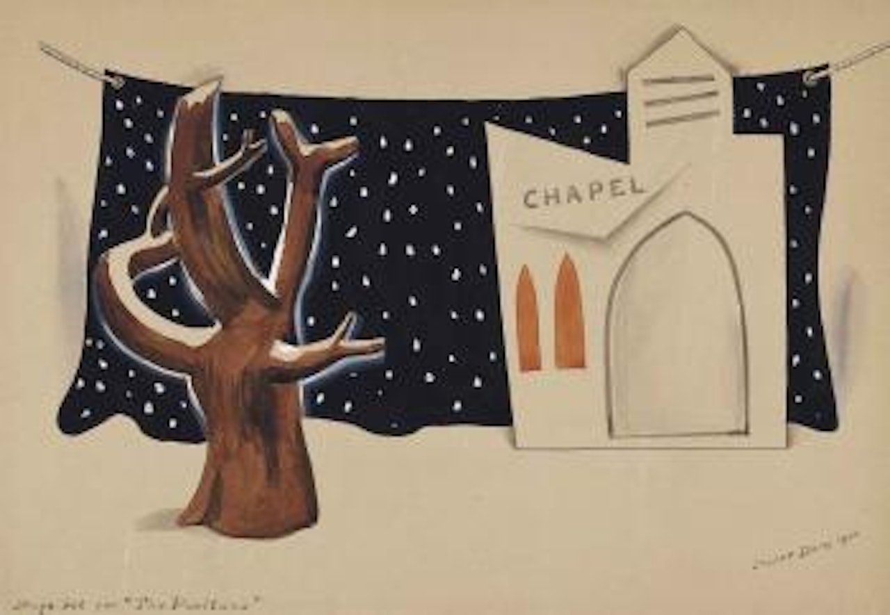 Stage Set for "The Puritans" by Stuart Davis