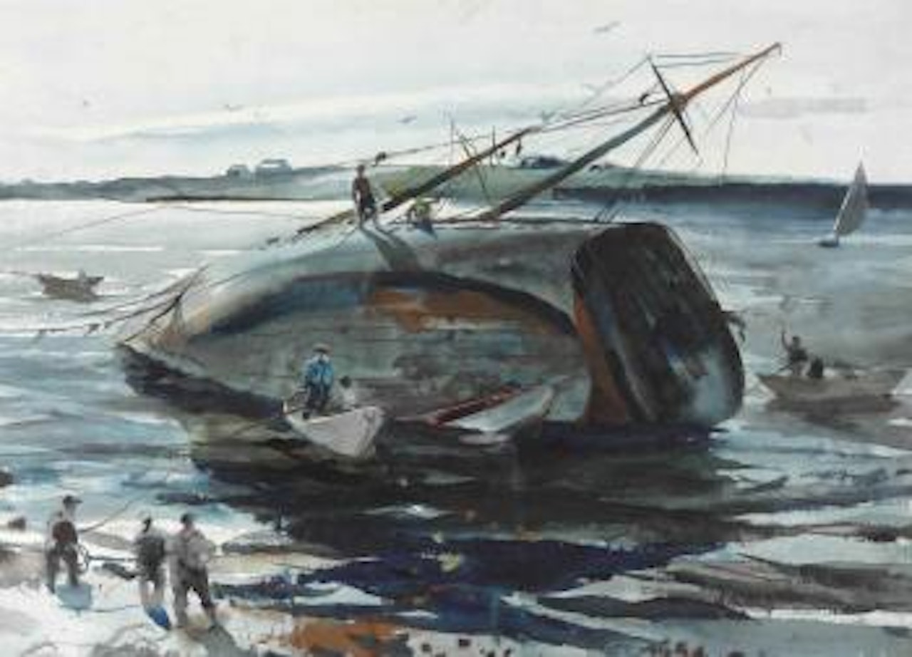 Trawler Aground by Andrew Wyeth