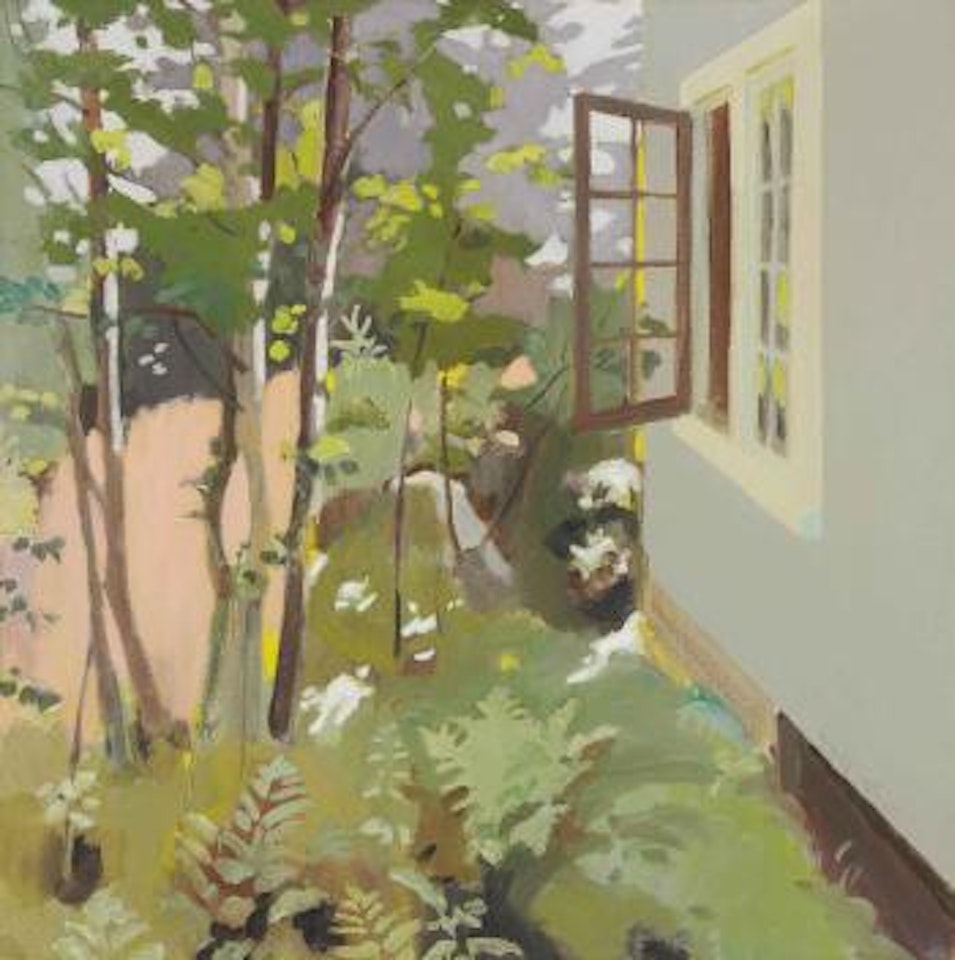 Birch Trees by a Window by Fairfield Porter