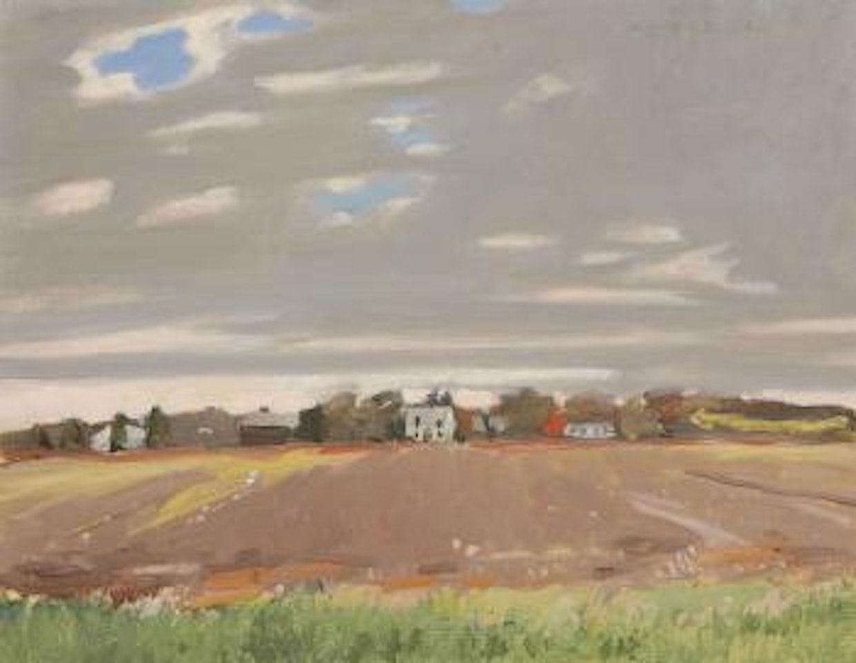 Fallow Field by Fairfield Porter